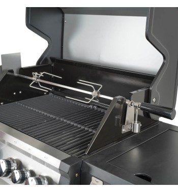 Girarrosto Elettrico in Acciaio Inox per Barbecue Lisbona e Lussemburgo