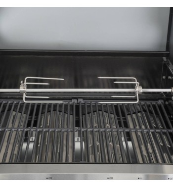 Girarrosto in Acciaio Inossidabile per Barbecue Madrid e Praga