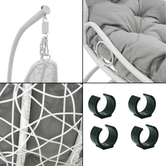 Poltrona Sospesa Chaise Longue da Esterno - Giada White