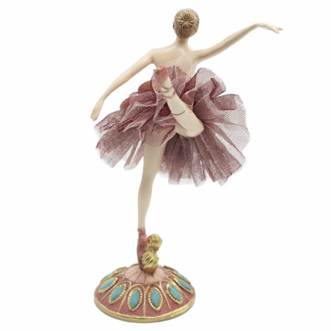 Ballerina in Attitude in Resina H.24 cm