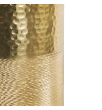 Vaso Decorativo Oro in Alluminio con Finitura Martellata 4 Misure