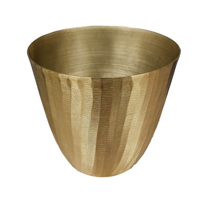 Vaso Decorativo Oro in Alluminio 2 Misure