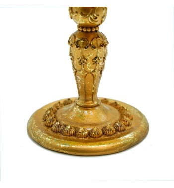 Alzatina in Resina Oro D.9,5xH.10 cm
