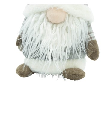 Gnomo di Natale in Tessuto H.24 cm 2 Modelli