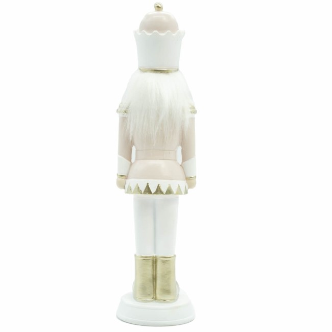 Schiaccianoci Natalizio Bianco e Rosa, 2 Misure