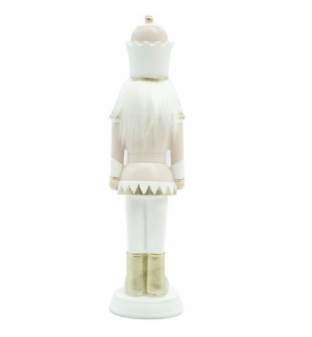 Schiaccianoci Natalizio Bianco e Rosa, 2 Misure