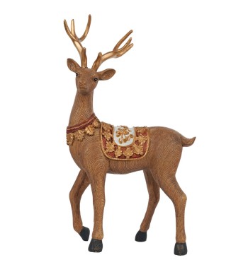 Renna Natalizia in Resina H.29 cm