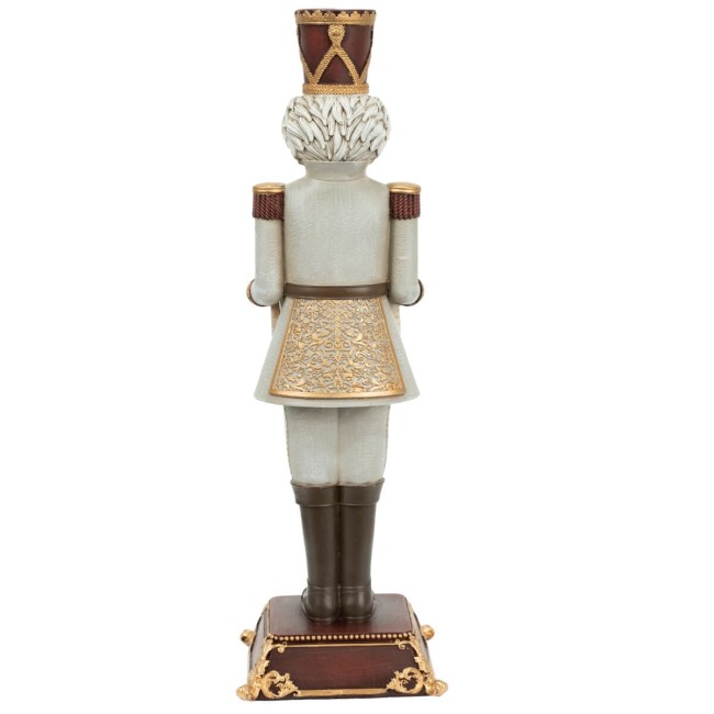 Schiaccianoci Natalizio con Calendario dell'Avvento H.31,5 cm