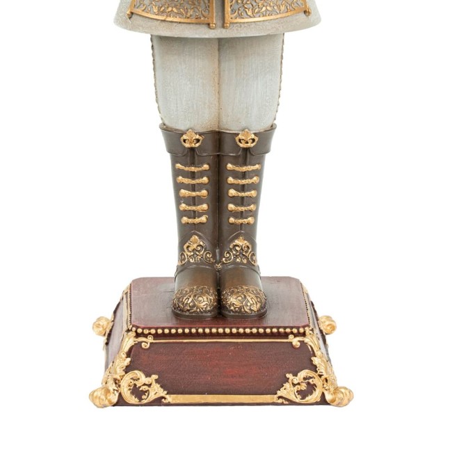 Schiaccianoci Natalizio con Calendario dell'Avvento H.31,5 cm