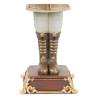 Schiaccianoci Natalizio con Calendario dell'Avvento H.31,5 cm