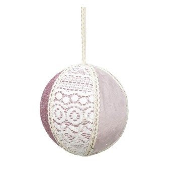 Palla di Natale in Stoffa D.12 cm