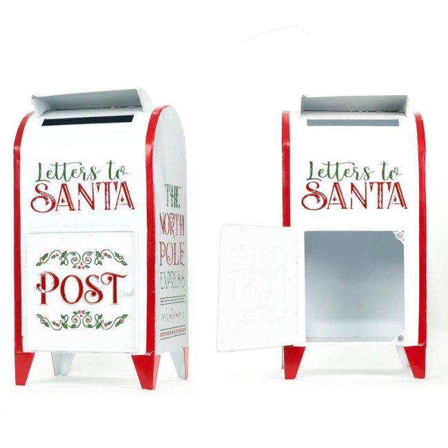 Cassetta Postale Natalizia in Latta H.39 cm