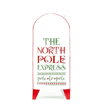 Cassetta Postale Natalizia in Latta H.39 cm