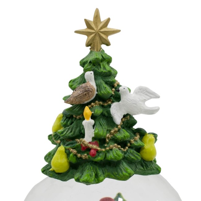 Carillon Natalizio con Luci Led e Musica H.12 cm