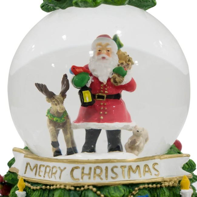 Carillon Natalizio con Luci Led e Musica H.12 cm