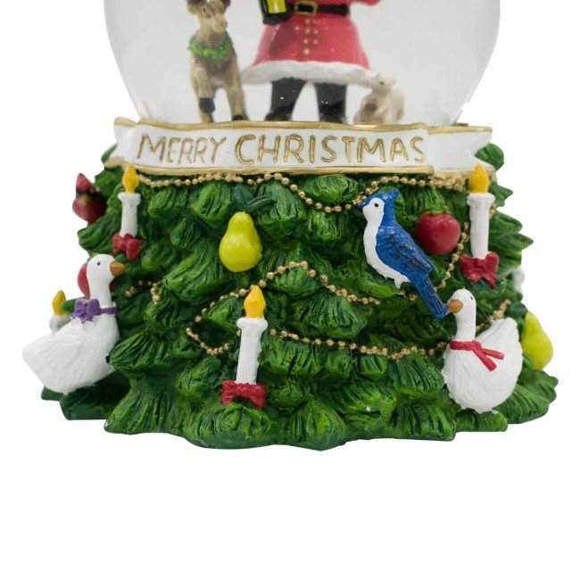 Carillon Natalizio con Luci Led e Musica H.12 cm