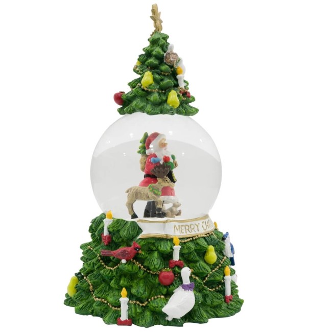 Carillon Natalizio con Luci Led e Musica H.12 cm