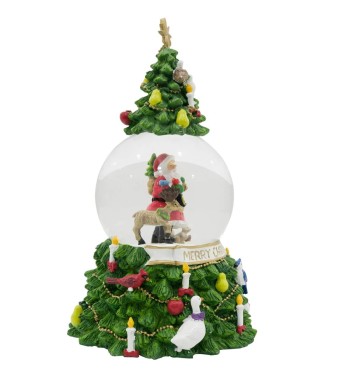 Carillon Natalizio con Luci Led e Musica H.12 cm