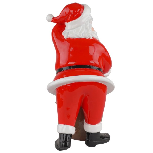 Babbo Natale con Doni in Resina H.38 cm