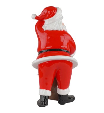 Babbo Natale con Doni in Resina H.38 cm