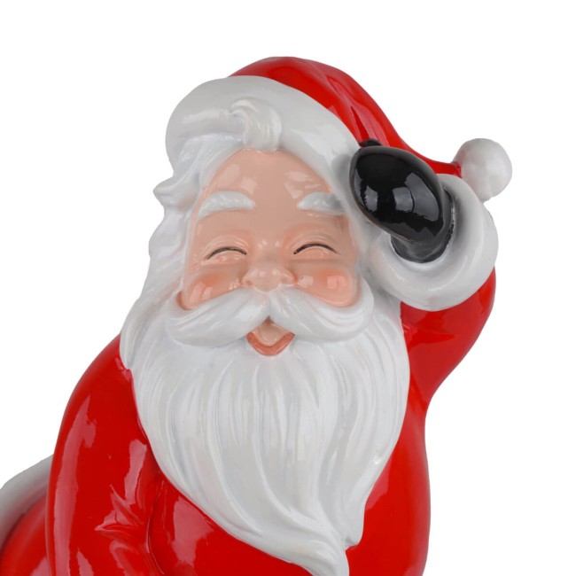 Babbo Natale con Doni in Resina H.38 cm