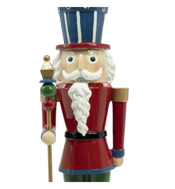 Schiaccianoci Natalizio in Resina H.51 cm