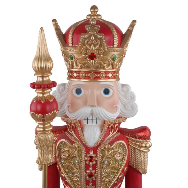 Schiaccianoci Natalizio con Luci e Musica H.153 cm