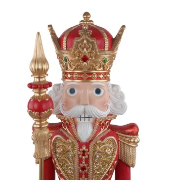 Schiaccianoci Natalizio con Luci e Musica H.153 cm