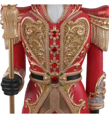 Schiaccianoci Natalizio con Luci e Musica H.153 cm