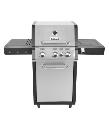 Barbecue a Gas 3 Fuochi con Fornello Laterale - Praga