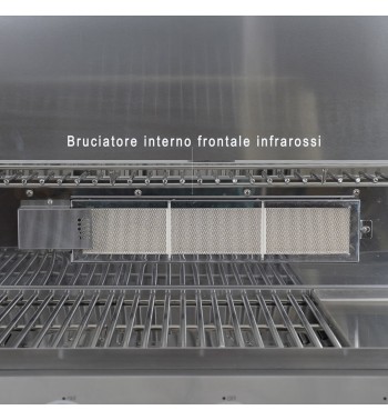 Barbecue a Gas 5 Fuochi con Fornello Laterale e Tavolo Estraibile - Lussemburgo