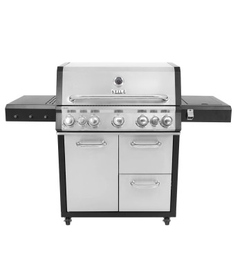 Barbecue a Gas 5 Fuochi con Fornello Laterale - Lisbona