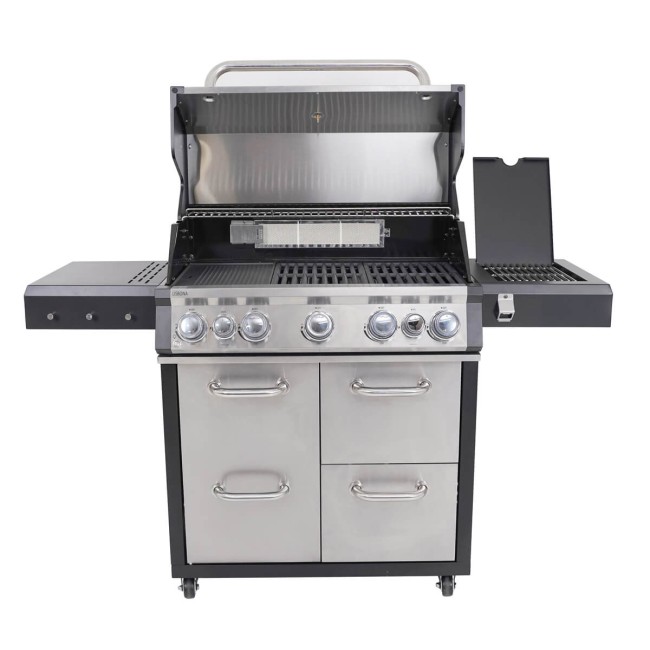 Barbecue a Gas 5 Fuochi con Fornello Laterale - Lisbona