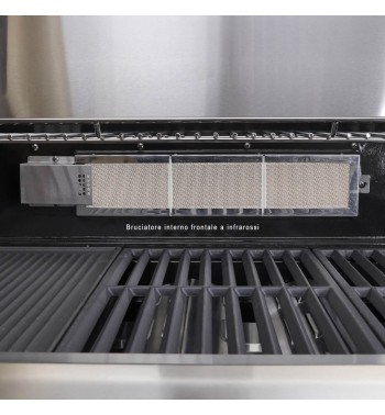 Barbecue a Gas 5 Fuochi con Fornello Laterale - Lisbona