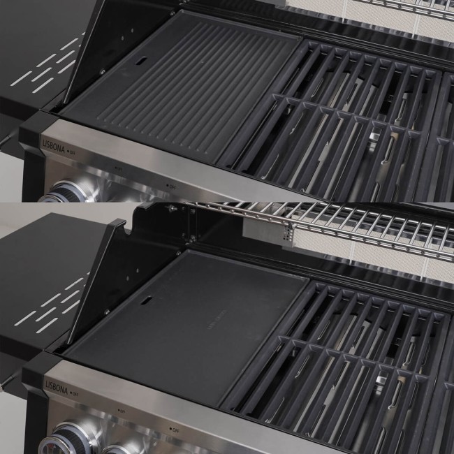 Barbecue a Gas 5 Fuochi con Fornello Laterale - Lisbona