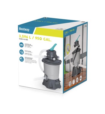 Filtro a Sabbia - Flusso Acqua 3.596 l/h - Flusso Sistema 2.271 l/h - Bestway 58515