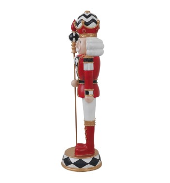 Schiaccianoci Natalizio in Resina – H. 92 cm