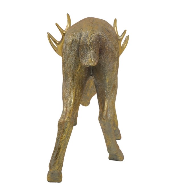 Renna Natalizia Oro in Resina – H. 70,5 cm