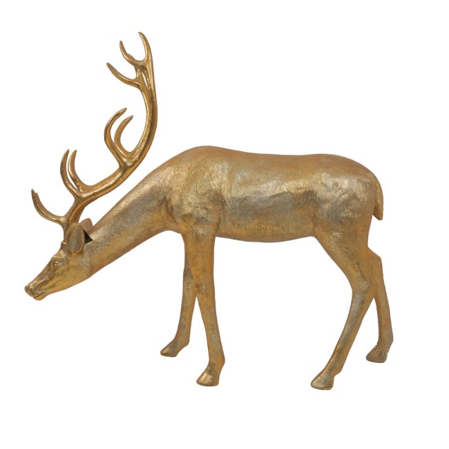 Renna Natalizia Oro in Resina – H.139,8 cm
