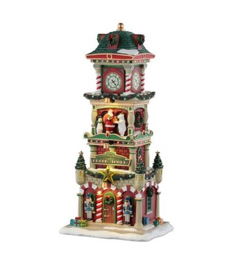 The Village Square Clock Tower - Lemax 55320
