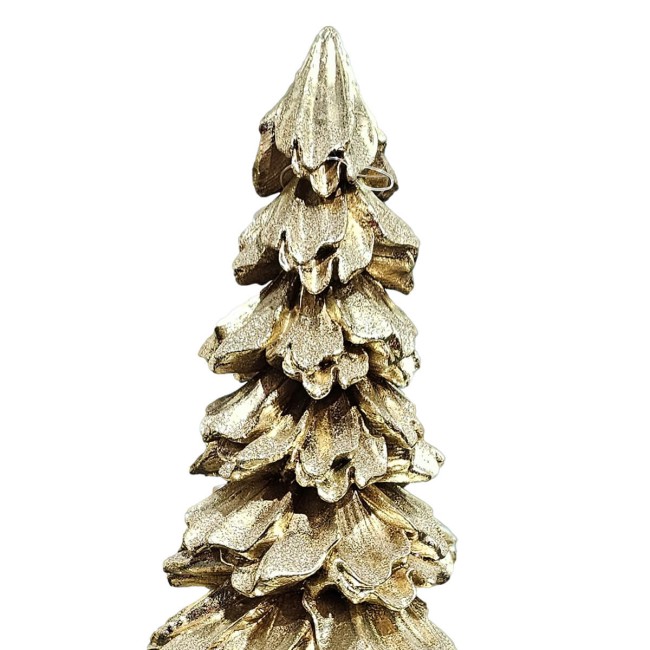 Alberelli di Natale Oro in Resina 2 Misure