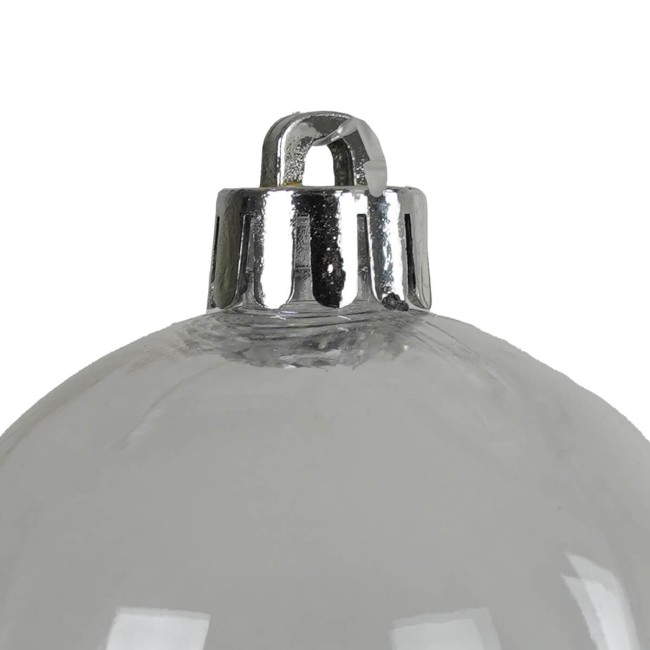 Palle di Natale in Platica Trasparente D.6 cm
