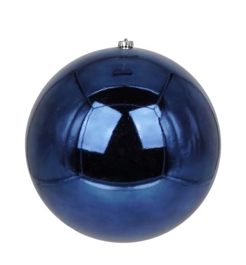 Palla di Natale in Plastica Lucida D.30 cm Conf. da 1 Pz