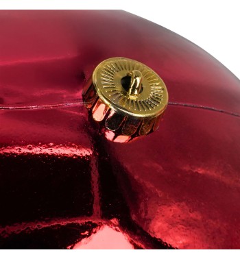 Palla di Natale in Plastica Lucida D.30 cm Conf. da 1 Pz