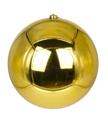 Palla di Natale in Plastica Lucida D.30 cm Conf. da 1 Pz