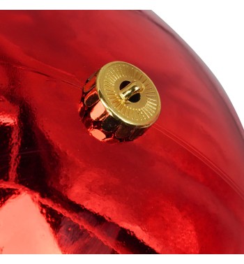 Palla di Natale in Plastica Lucida D.30 cm Conf. da 1 Pz