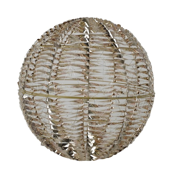 Sfera Luminosa Natalizia con Led Bianco Naturale 2 Misure