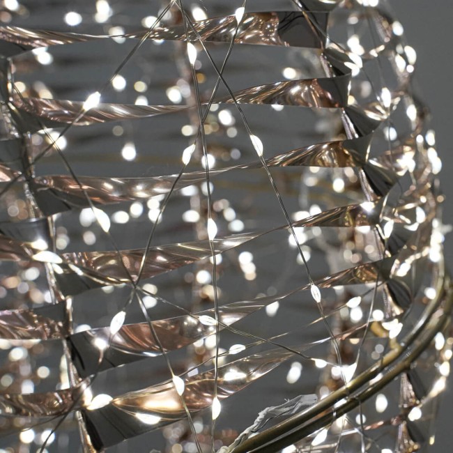 Sfera Luminosa Natalizia con Led Bianco Naturale 2 Misure