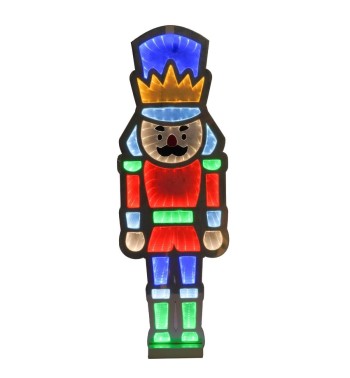 Schiaccianoci Luminoso 3D con Effetto Infinity Mirror 2 Misure