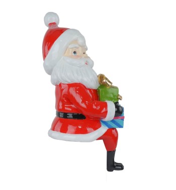 Babbo Natale Seduto in Resina H.35,5 cm